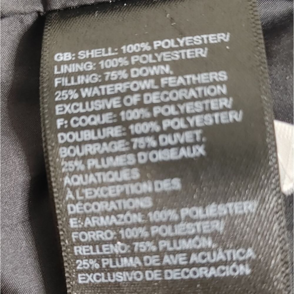 The North Face Metropolis Black Hooded Puffer Jacket XSmall - Picture 11 of 11